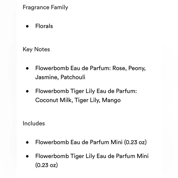 Viktor & Rolf Flowerbomb and Flowerbomb Tiger Lily Duo Travel Set-NIB 🌸 - Picture 5 of 6